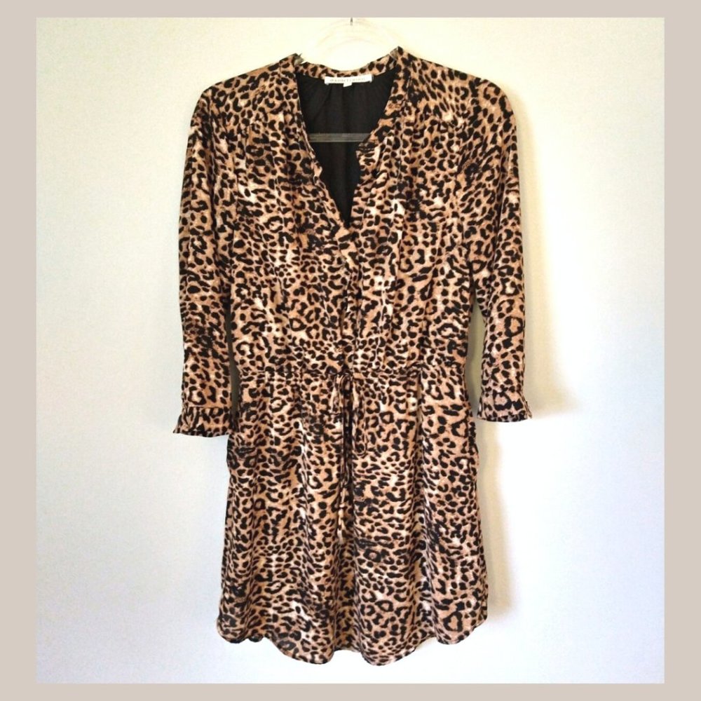 Leopard Print Dress- Office Casual, Sz Medium